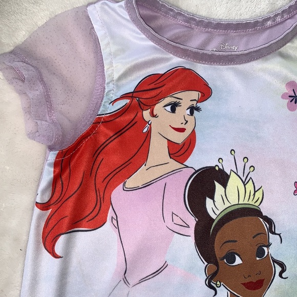 Disney Princesses Lavender Nightgown 2T Pajamas EUC - Picture 3 of 9